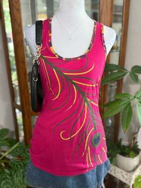y2k flirtitude Women's Pink Tank Top